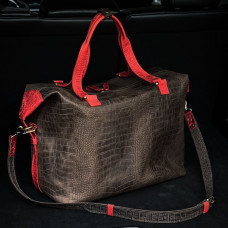 Сумка дорожня mb_026_1_brown_croco