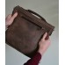 Чоловічий портфель з натуральної шкіри з ременем mb_011_brown