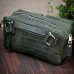 Поясна сумка з натуральної шкіри mb_038_green_croco