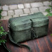 Поясна сумка з натуральної шкіри mb_038_green_croco