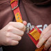 Поясна сумка з натуральної шкіри mb_038_red_camel_croco Поясна сумка з натуральної шкіри mb_038_red_camel_croco