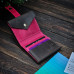 Жіночий гаманець на застібці wa_025_brown_fuchsia Жіночий гаманець на застібці wa_025_brown_fuchsia