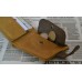 Шкіряне портмоне з монетницею та застібкою wa_006_camel_brown