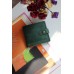 Шкіряне портмоне з монетницею та застібкою wa_006_green