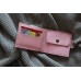 Шкіряне портмоне з монетницею та застібкою wa_006_pink