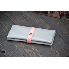 Жіночий гаманець з монетницею wa_010_grey_pink