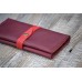 Жіночий гаманець з з двома відділеннями для купюр wa_021_bordo_red