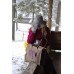 Сумка жіноча з кишенями  wb_033_2brown_bordo