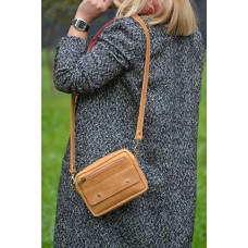 Кросбоді з натуральної шкіри mb_027_camel