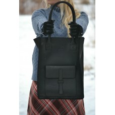 Сумка Шоппер з кишенею wb_008_02black