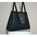 Сумка Tote трапеція з кишенею на блискавці wb_009_2black
