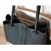 Сумка Tote трапеція з кишенею на блискавці wb_009_2black