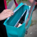 Сумка жіноча з кишенями wb_033_2_turquoise_grey_fuchsia Сумка жіноча з кишенями wb_033_2_turquoise_grey_fuchsia
