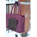 Сумка жіноча з кишенями  wb_033_2bordo_brown