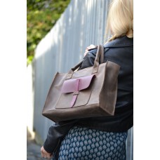 Сумка жіноча з кишенями wb_033_2brown_bordo Сумка жіноча з кишенями wb_033_2brown_bordo