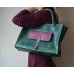 Сумка жіноча з кишенями wb_033_2green_bordo