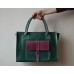 Сумка жіноча з кишенями wb_033_2green_bordo
