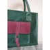 Сумка жіноча з кишенями wb_033_2green_bordo