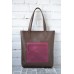 Сумка жіноча wb_042_brown_bordo