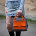 Жіноча сумка wb_055_grey_orange зі шкіри крейзі хорс Жіноча сумка wb_055_grey_orange зі шкіри крейзі хорс