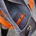 Жіноча сумка wb_055_grey_orange зі шкіри крейзі хорс Жіноча сумка wb_055_grey_orange зі шкіри крейзі хорс