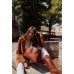 Сумка  трапеція на блискавці з кишенею  wb_072_terra_brown