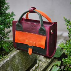 Жіноча сумка wb_15_1_bordo_green_orange Жіноча сумка wb_15_1_bordo_green_orange
