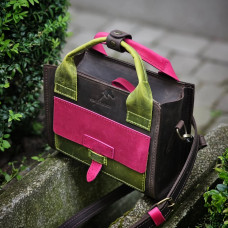 Жіноча сумка wb_15_1_brown_lime_fuchsia Жіноча сумка wb_15_1_brown_lime_fuchsia