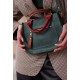 Сумка зі шкіри crazy horse wb_35_green_red_terra