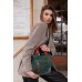 Сумка зі шкіри crazy horse wb_35_green_red_terra